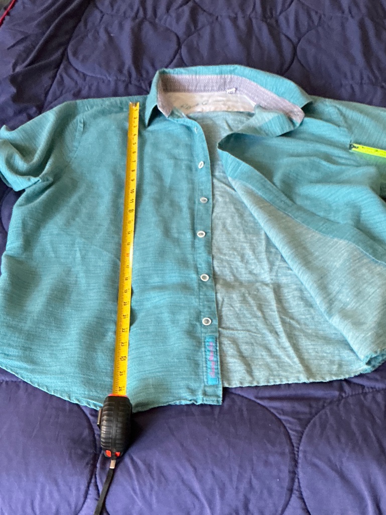 Men’s Robert Graham Light Teal Short-Sleeve Button-Down